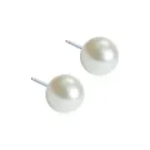 Blomdahl Pearl Earrings Titanium 15-1235-59