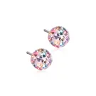 Blomdahl Crystal Ball Earrings Titanium 15-1268-98