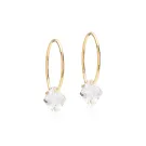 Blomdahl Bicone Earrings Titanium 15-1347-01