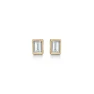 Mads Z Diamond Baguette Earrings Gold 0,14 ct. 1511027