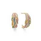 Mads Z Papageno Precious Stone Earrings Gold 1514080