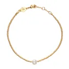 ANNI LU Pearly Bracelet Goldplated Brass 202-10-09