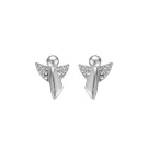 Mads Z Me & My Angel Earrings Silver 2110031