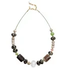 ANNI LU Sandy Stone Necklace Goldplated Brass 222-20-25