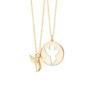 Mads Z Me & My Angel Necklace Goldplated Silver 2220031