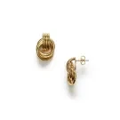 ANNI LU Triplet Earrings Goldplated Brass 242-30-40