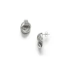 ANNI LU Triplet Earrings Silverplated Brass 242-30-41