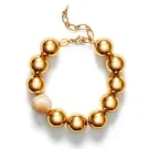 ANNI LU Hi Ho Gold Bracelet Goldplated Brass 252-10-15