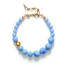 ANNI LU Float Lace Agate Bracelet Goldplated Brass 252-10-20