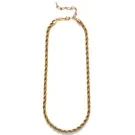 ANNI LU Golden Rope Necklace Goldplated Brass 252-20-31