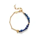 ANNI LU Deep Blue Bracelet Goldplated Brass 261-10-11