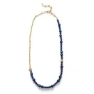 ANNI LU Deep Blue Necklace Goldplated Brass 261-20-40