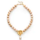 ANNI LU Jetset Gems Necklace Goldplated Brass 261-20-45
