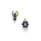 ANNI LU Deep Blue Earrings Goldplated Brass 261-30-73