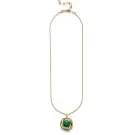 ANNI LU Malachite Necklace Goldplated Brass 262-20-37