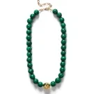 ANNI LU Malachite Necklace Goldplated Brass 262-20-41