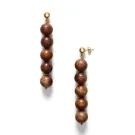 ANNI LU Woody Earrings Wood 262-30-63