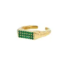 Hasla Bedazzeled Ring Goldplated Silver 2981G06