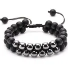 Auxere Double Row Bracelet Stone KXD0267