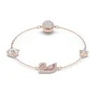 Swarovski Swan Bracelet Metal Rosegoldplated 5485876
