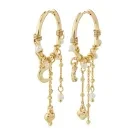 Pilgrim ARLET Earrings Goldplated Brass 632432013
