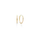 Mads Z Creole 10 mm Earrings Gold 8310526