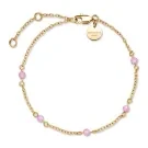 Rosefield 5 Stone Bracelet Bracelet Goldplated Stainless Steel JBPSG-J813