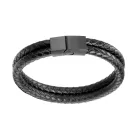 Auxere Double Row Bracelet Leather KXD0122