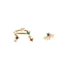 PDPAOLA Libra Earrings Goldplated Silver AR01-410-U