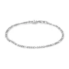 IX Studios Figaro Bracelet Silver DMVFG060RH