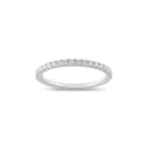 Alier Studio Astra Diamond Half Eternity Ring White gold 0,32 ct. AS002