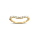 Alier Studio Elara Diamond Twist Ring Gold 0,391 ct. AS003