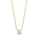 Alier Studio Aura Diamond Solitaire Necklace Gold 0,25 ct. AS005