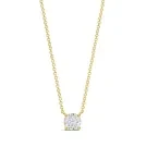 Alier Studio Aura Diamond Solitaire Necklace Gold 0,50 ct. AS006