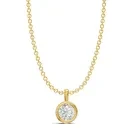 Alier Studio Elise Diamond Solitaire Necklace Gold 0,25 ct. AS007