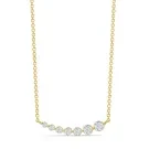 Alier Studio Ava Diamond Cluster Necklace Gold 0,33 ct. AS010