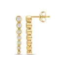 Alier Studio Aria Diamond Drop Earrings Gold 0,50 ct. AS011