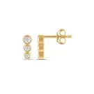 Alier Studio Liora Diamond Drop Earrings Gold 0,26 ct. AS012