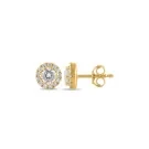 Alier Studio Sol Diamond Studs Earrings Gold 1,04 ct. AS017
