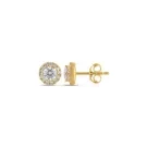 Alier Studio Sol Diamond Studs Earrings Gold 0,72 ct. AS018