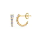 Alier Studio Elara Diamond Hoop Earrings Gold 0,992 ct. AS019