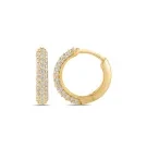 Alier Studio Noa Diamond Hoop Earrings Gold 0,38 ct. AS026