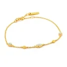 Ania Haie Mineral Glow Bracelet Goldplated Silver B014-02G