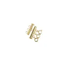 Blanca Spacer Necklace 18 ct. Goldplated Stainless Steel KXD0940