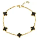 Carl Pique Trèfle Bracelet Goldplated Stainless Steel CP0098