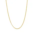IX Studios Curb Medi Necklace Gold DMM0070GD