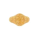 IX Studios Crunchy Mini Oval Ring Goldplated Silver DMN0299GDCR