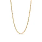 Captena Panzer Golden Chain Necklace Stainless Steel DU10016