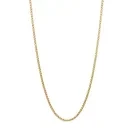 Captena Box Round 3 mm Necklace Stainless Steel DU10049
