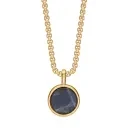 Captena Box Stone 3 mm Necklace Stainless Steel DU10055